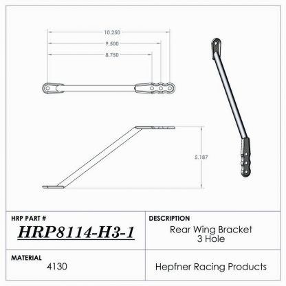 Nose Wing Rear Bracket