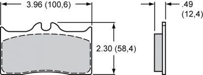 Wilwood 15Q–6825 Pad