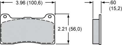 Wilwood 15Q–7268 Pad