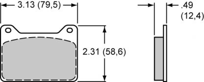 Wilwood 15A-8809 Pad